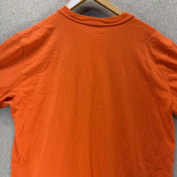 Nike Dri-FIT Shirt Men’s M Orange Athletic Short Sleeve Gym Training Outdoor - Picture 7 of 8